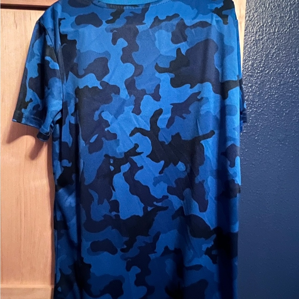 Champion Blue Camo Youth T-Shirt - Picture 2 of 2